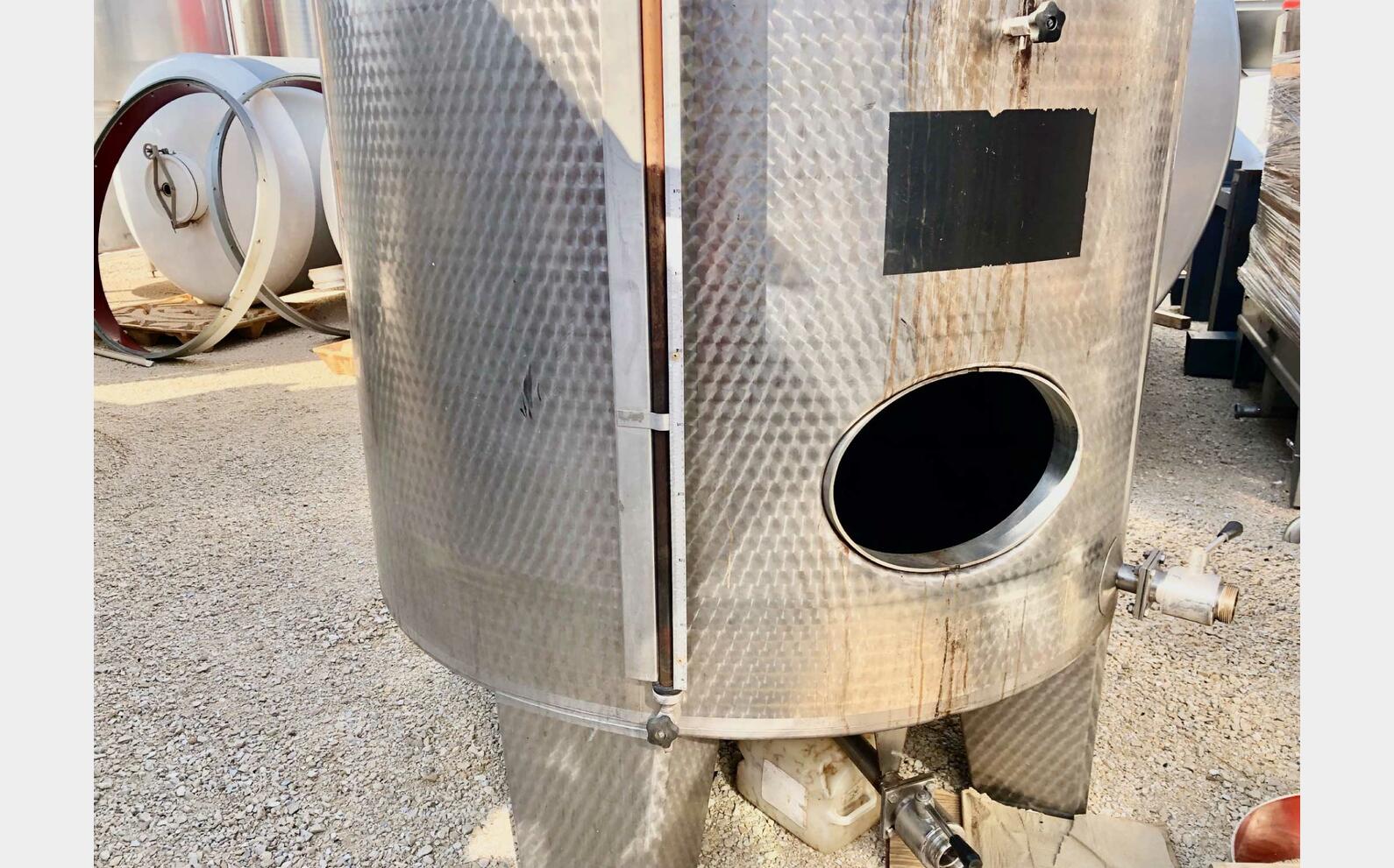 Cuve inox - Cylindrique 50 HL (5 000 litres)