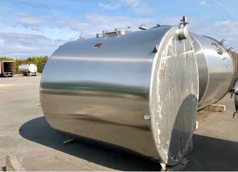 Cuve inox 304 fond plat avec boitard 120 HL (12 000 litres) DABRIGEON