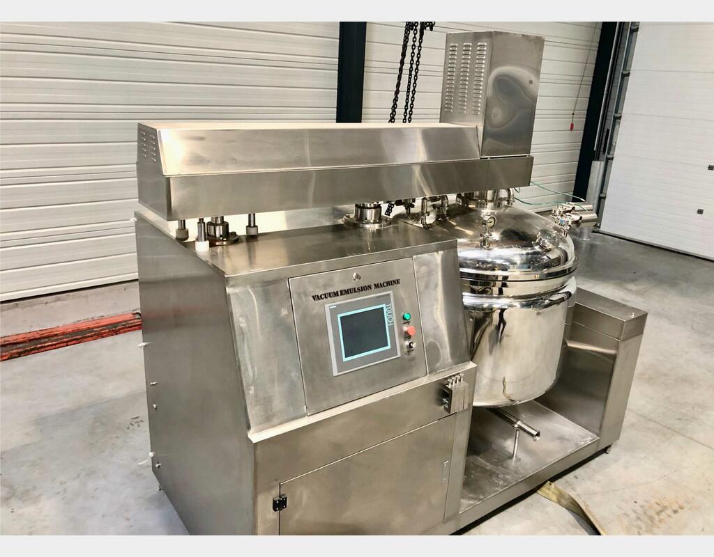 Stainless steel tank - Mixing with emulsifier