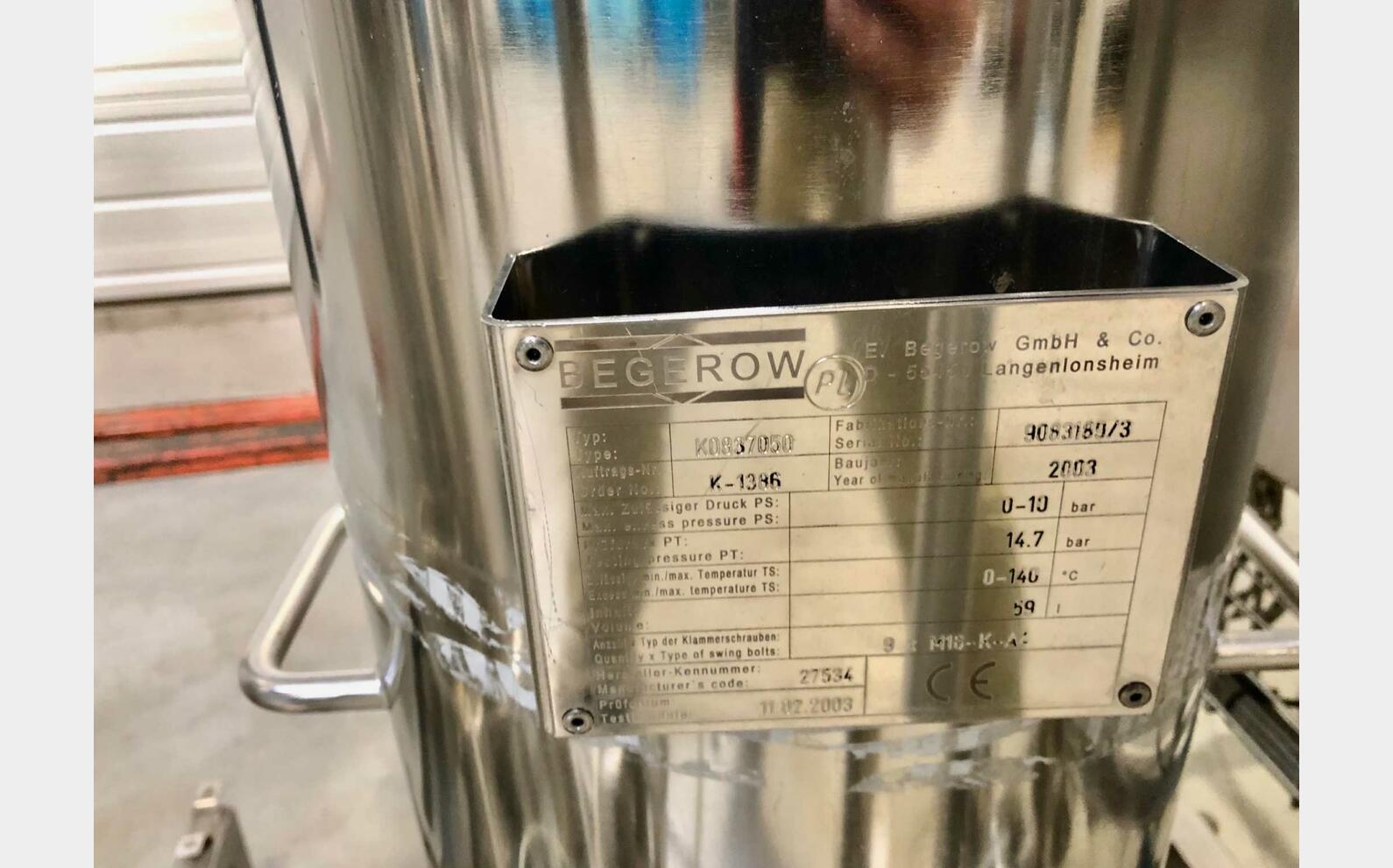 Palette de filtration 6000 Bouteilles/h CUNO