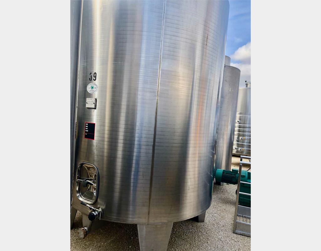 Cuve inox - Stockage 107 HL (10 700 litres) CTM