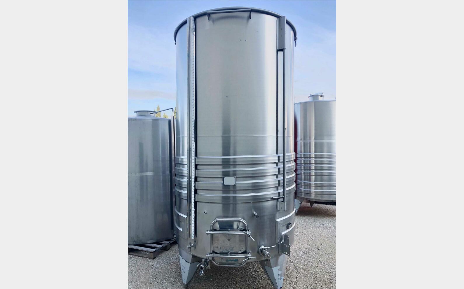 Cuve inox 304 - Serpentin de froid 80 HL (8000 litres) ARSILAC