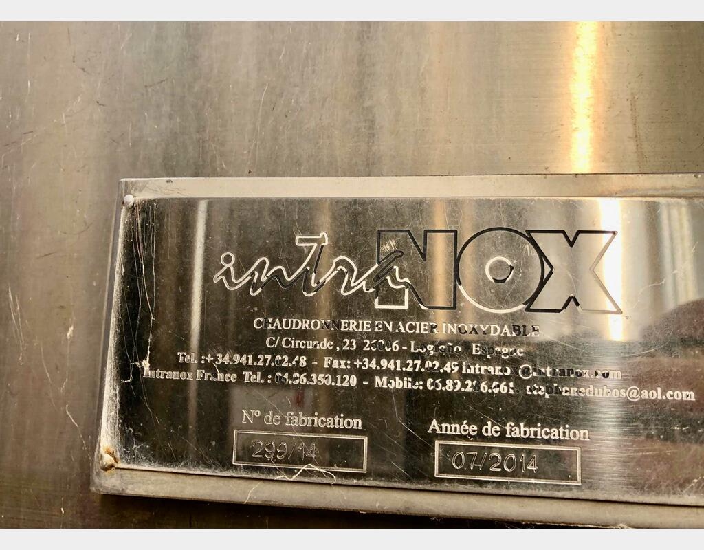 Cuve inox cylindrique - Verticale