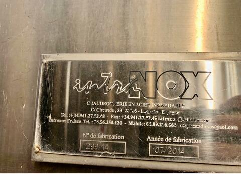 Cuve inox 304/316 - Sur pieds 600 HL (60 000 litres) INTRA INOX