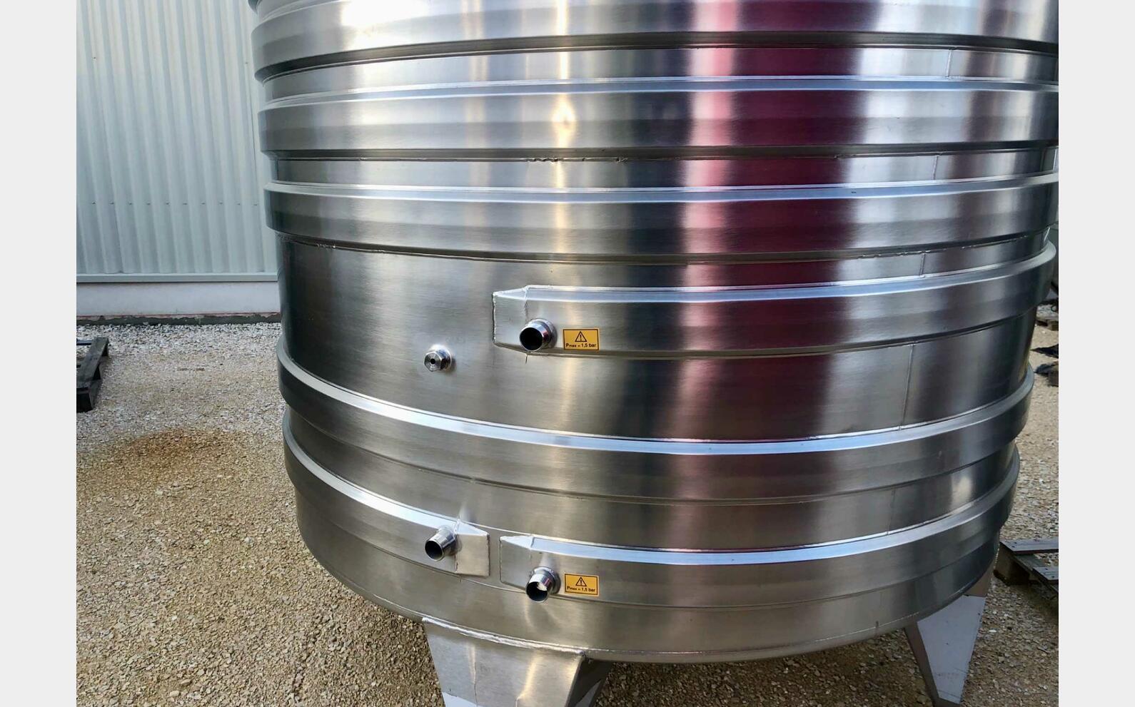 304 stainless steel tank - Cooling coil 80 HL (8000 liters) ARSILAC
