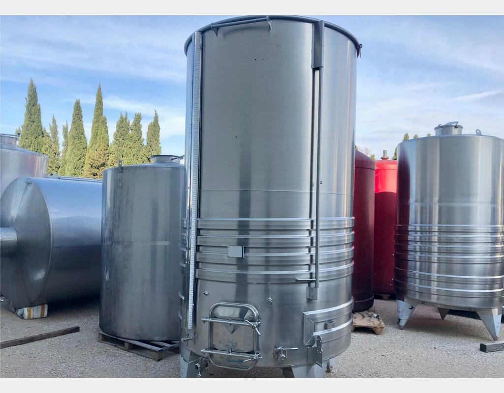 304 stainless steel tank - Cooling coil 80 HL (8000 liters) ARSILAC