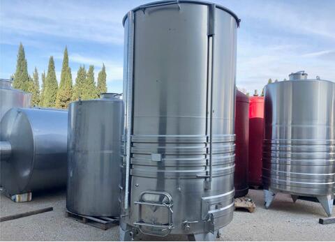 Cuve inox 304 - Serpentin de froid 80 HL (8000 litres) ARSILAC