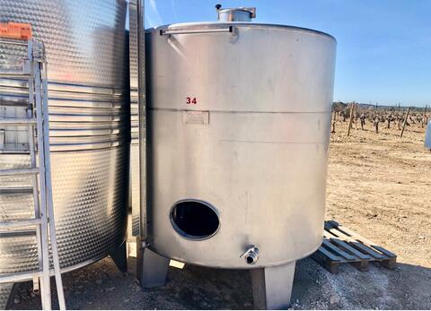 Cuve inox - Sur pieds 50 HL (5 000 litres) CIVIDAC