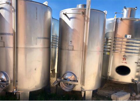 Cuve inox - Sur pieds 30 HL (3000 litres) CIVIDAC