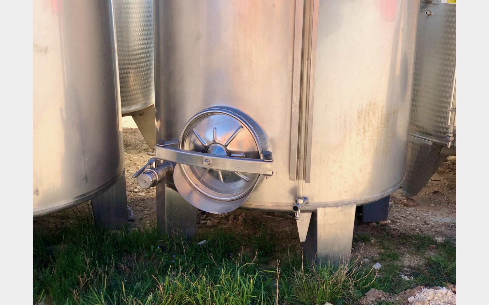 Cuve inox - Sur pieds 30 HL (3000 litres) CIVIDAC