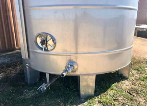 Stainless steel tank - On feet 250 HL (25 000 litres) CIVIDAC