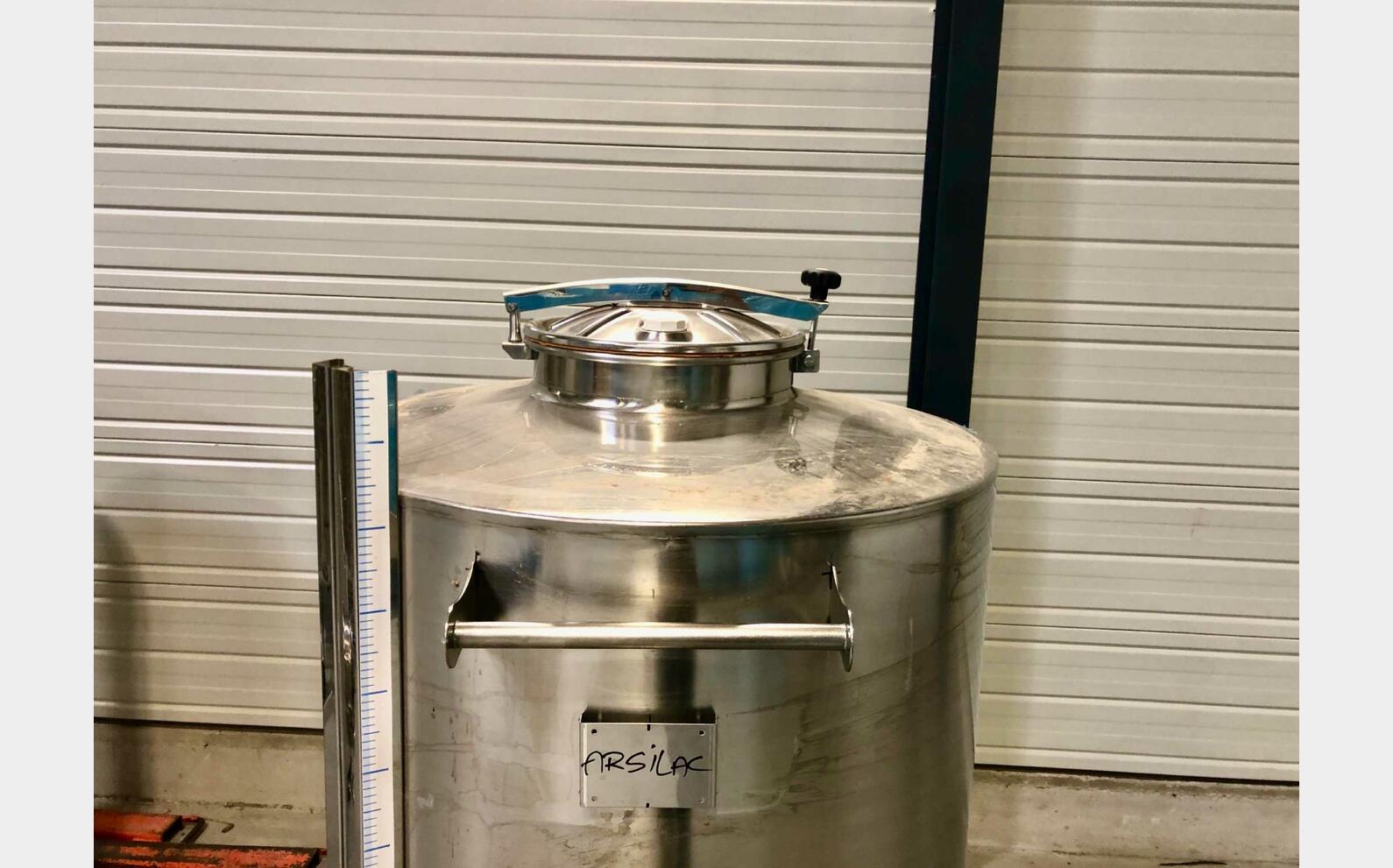 Cuve inox 304 - Ferm&eacute;e 10.9 HL (1 096 litres) ARSILAC