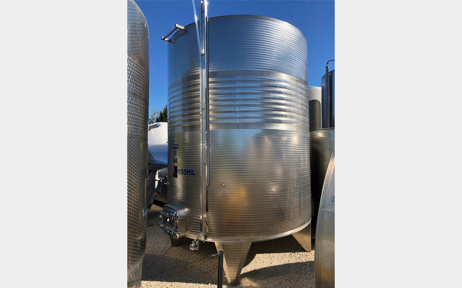 Stainless steel tank - Flat bottom 155 HL (15 500 litres)