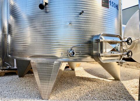 Stainless steel tank - Flat bottom 155 HL (15 500 litres)