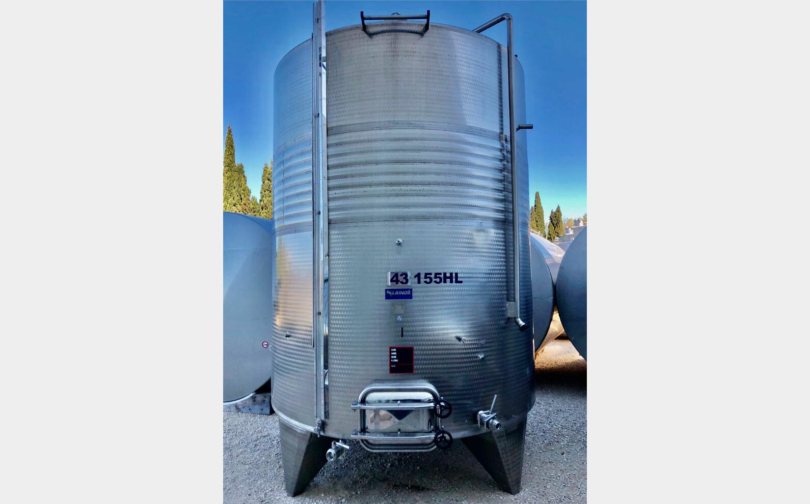 Stainless steel tank - Flat bottom 155 HL (15 500 litres)