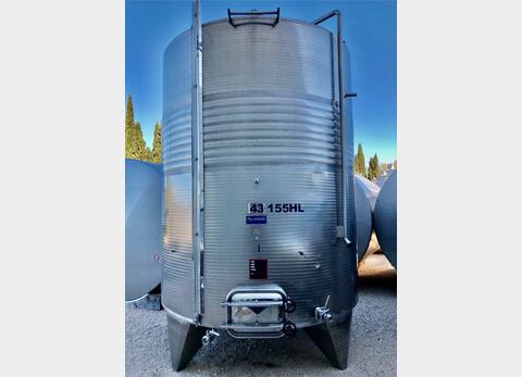 Cuve inox - Fond plat 155 HL (15 500 litres)