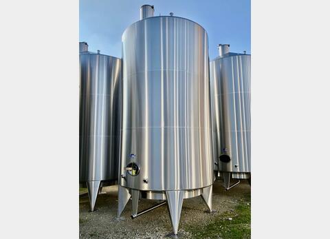 304L stainless steel storage tank - Cylindrical - Offset conical dome - 12/22-4