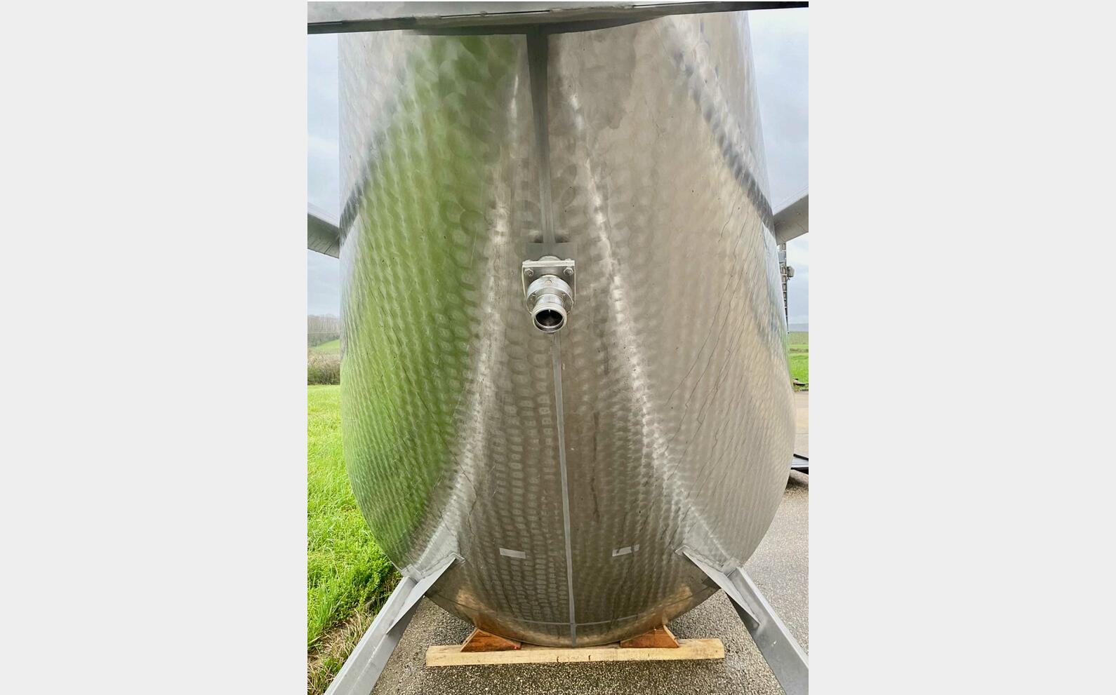Ss tank - Self-draining 120 HL (12 000 litres) BSA