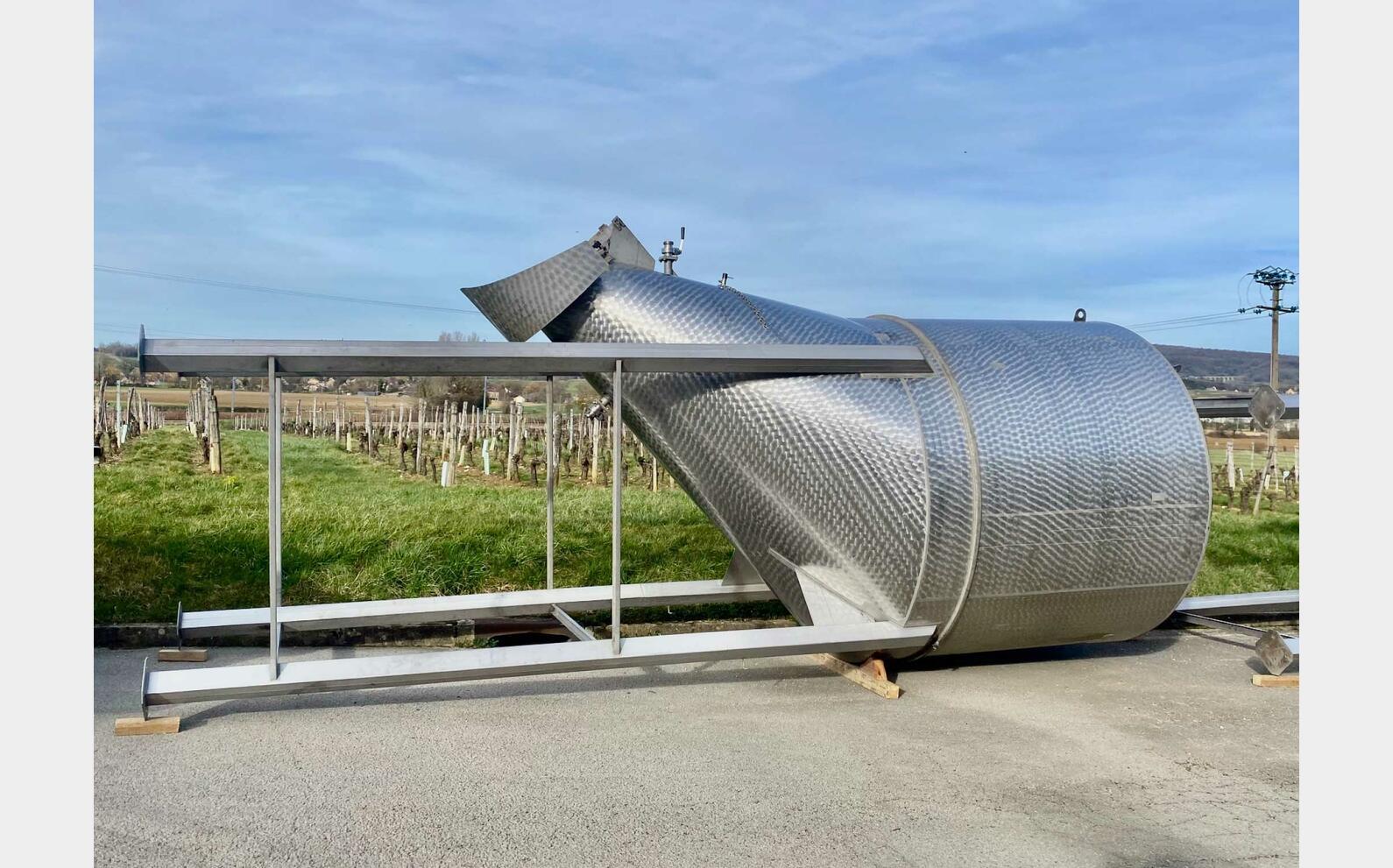 Ss tank - Self-draining 120 HL (12 000 litres) BSA