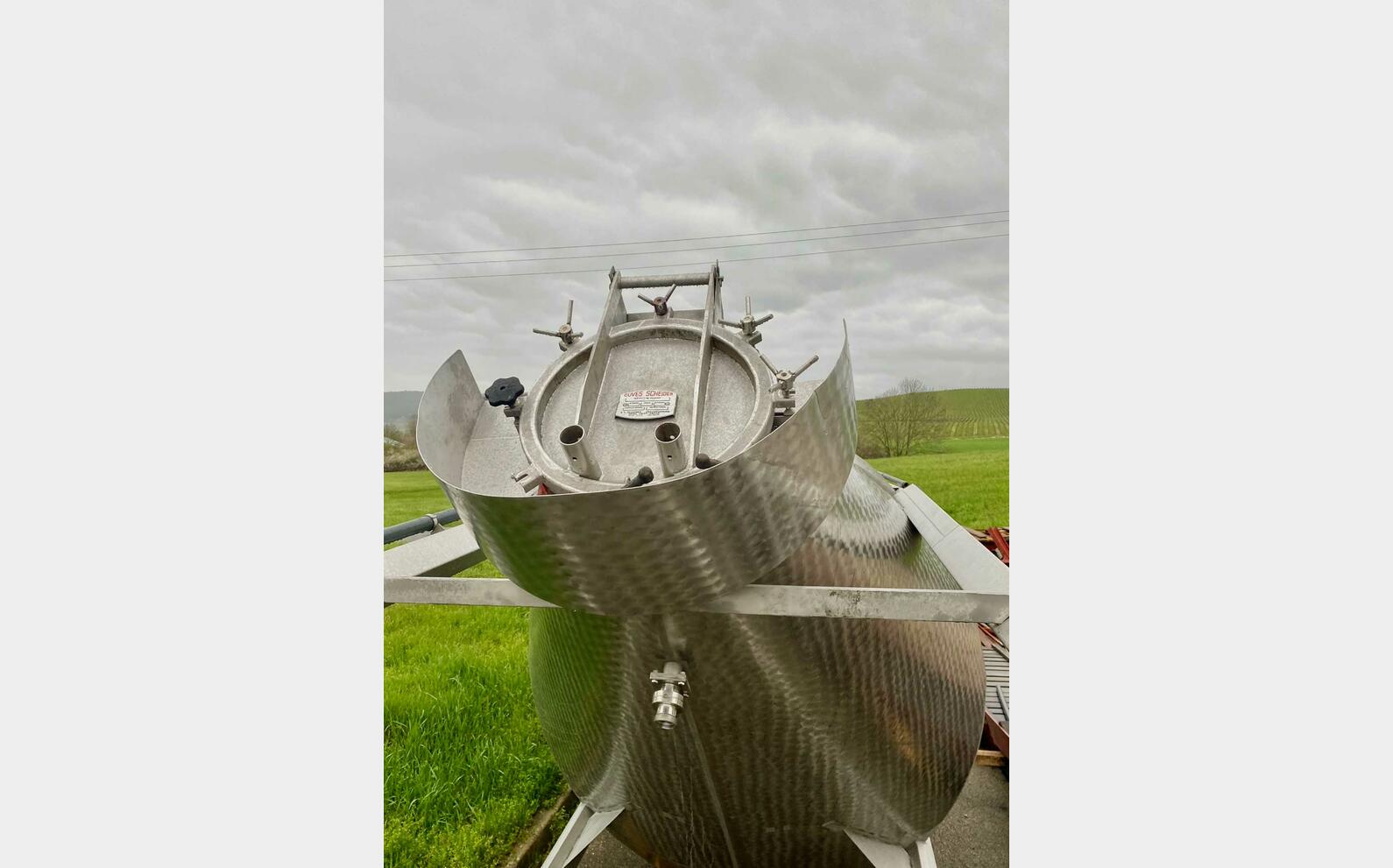 Ss tank - Self-draining 120 HL (12 000 litres) BSA