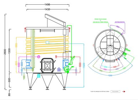 304 ss tank - Cooling coil 23 HL (2300 Liters) ARSILAC