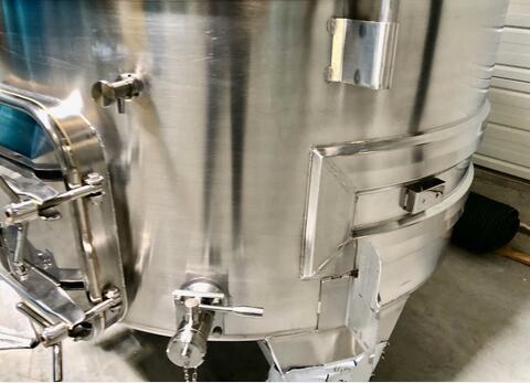 Cuve inox 304 thermor&eacute;gul&eacute;e chapeau flottant 22.9 HL (2 297 litres) ARSILAC