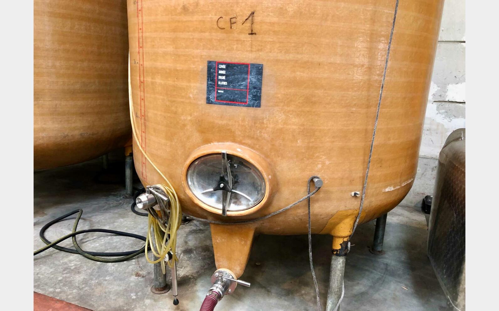 Cuve fibre 100 HL (10 000 litres) MZ ZAMBELLI