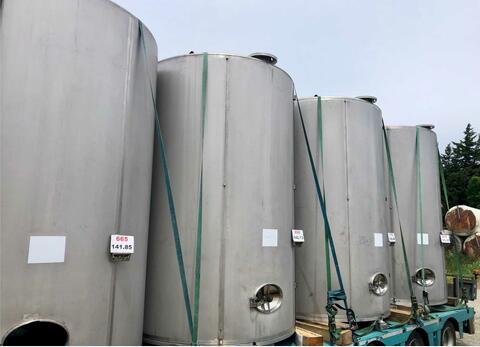 316L stainless steel tank - Vertical cylindrical