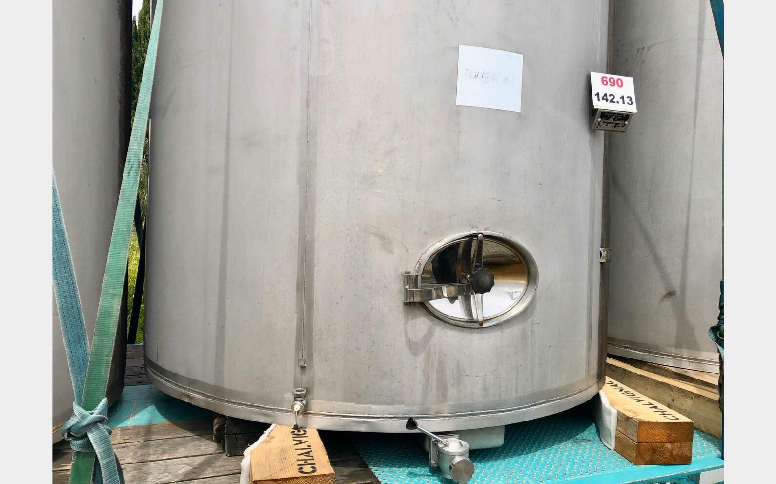 316L stainless steel tank 140 HL (14 000 litres) ZIEMANN