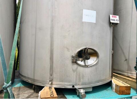 316L stainless steel tank - Vertical cylindrical