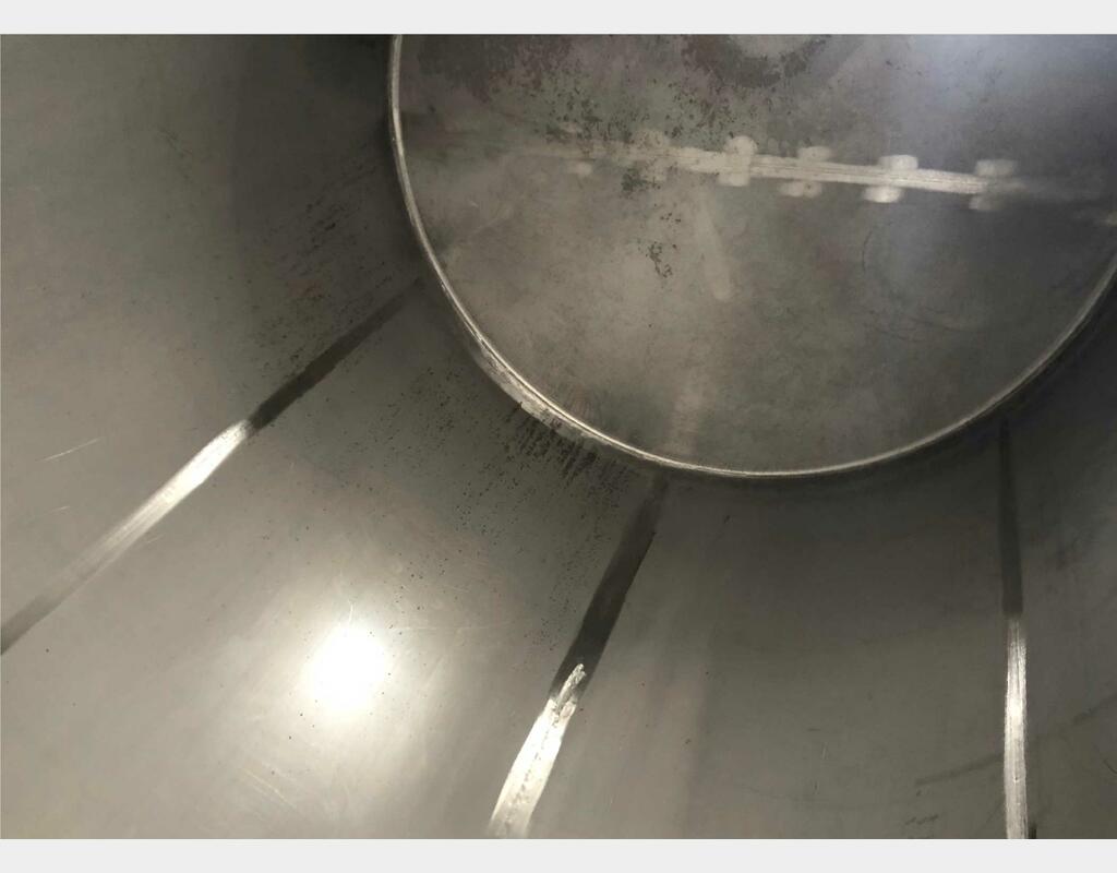 316L stainless steel tank - Vertical cylindrical