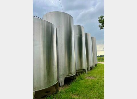Cuve inox - Sur pieds 185 HL (18 500 litres)