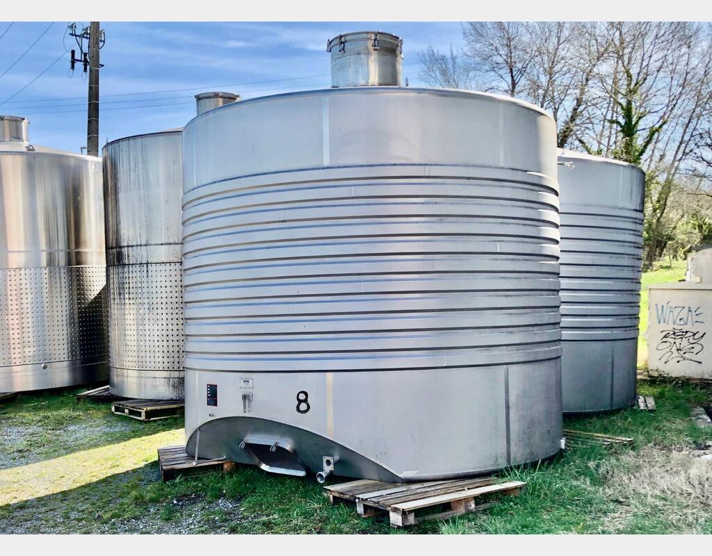 Cuve inox 304 315 HL (31 500 litres) ETA