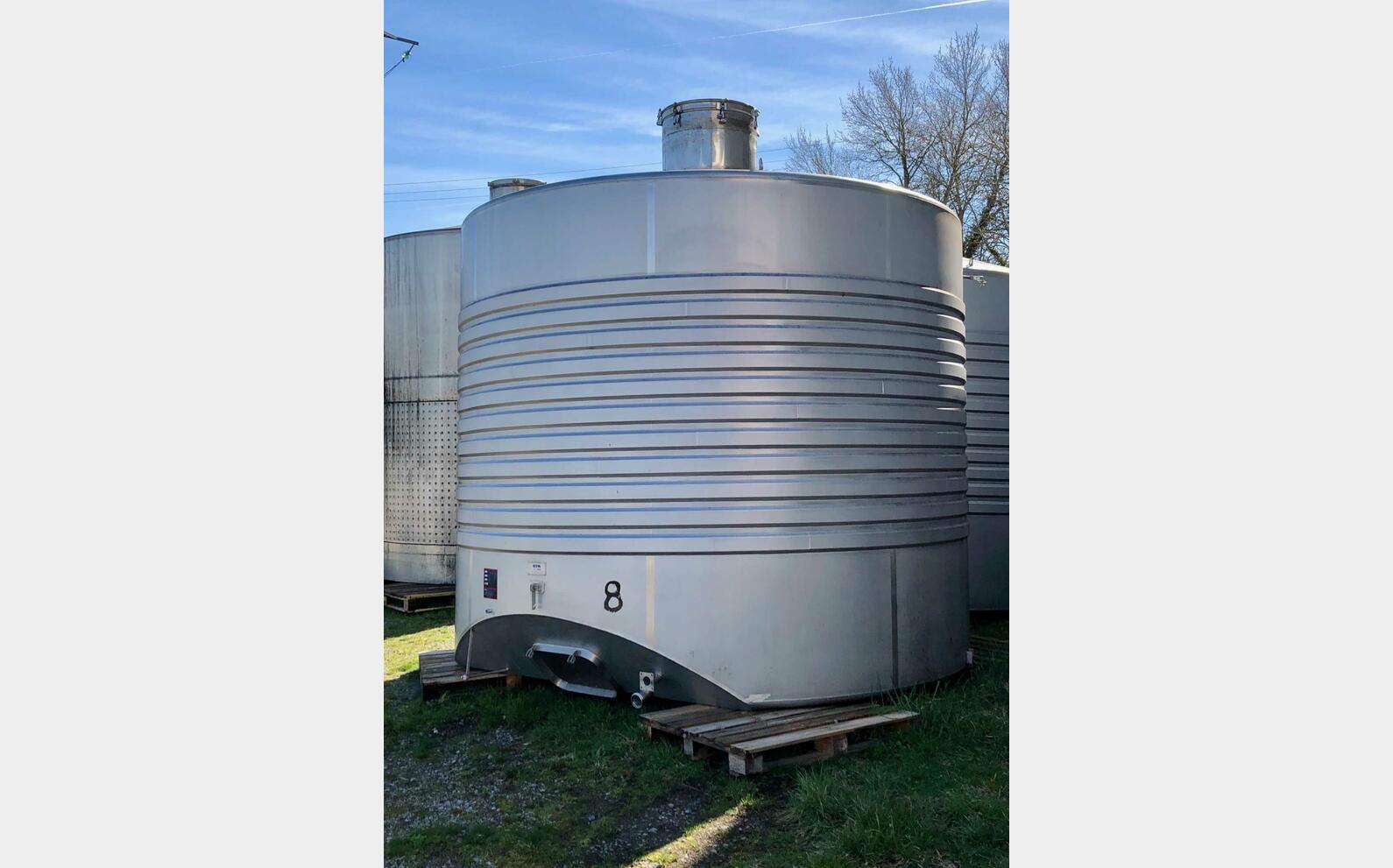 304 stainless steel tank 315 HL (31,500 litres) ETA