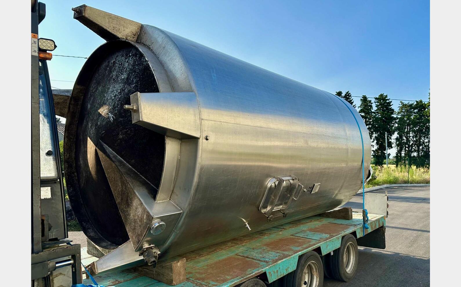 Cuve inox - Drapeau int&eacute;rieur 200 HL (20.000 litres) CTM