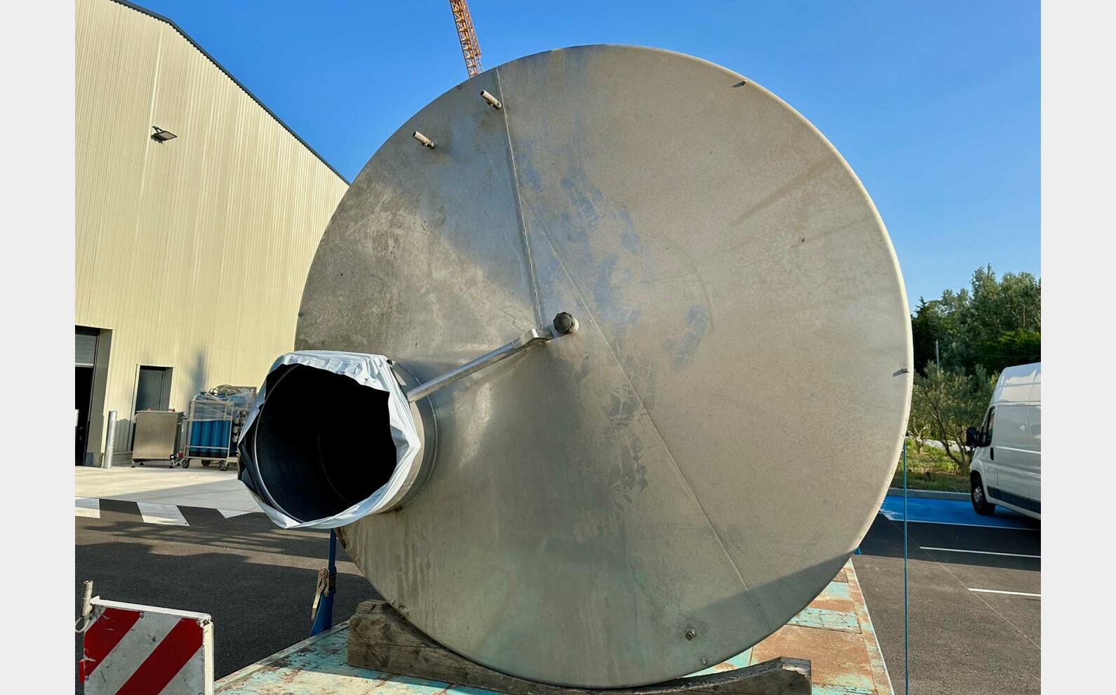 Cuve inox - Drapeau int&eacute;rieur 200 HL (20.000 litres) CTM