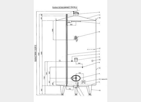 Cylindrical stainless steel tank 200 HL (20,000 litres) METALINOX