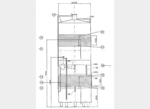 Cuve inox compartimentée - (350 + 350 hl)