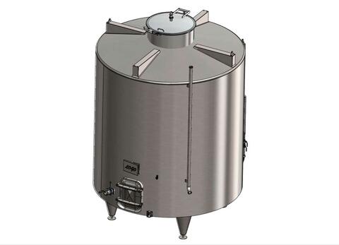 316L stainless steel tank - Insulated and temperature-controlled