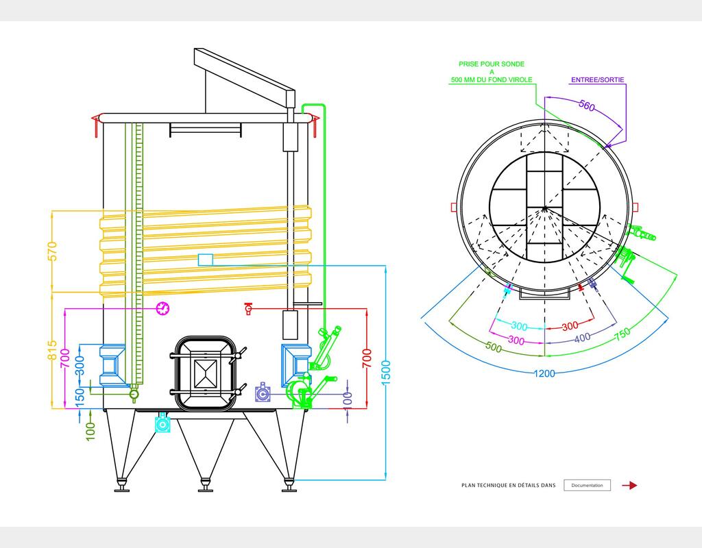 304 stainless steel tank - Cooling coil - SPAIPSER3000