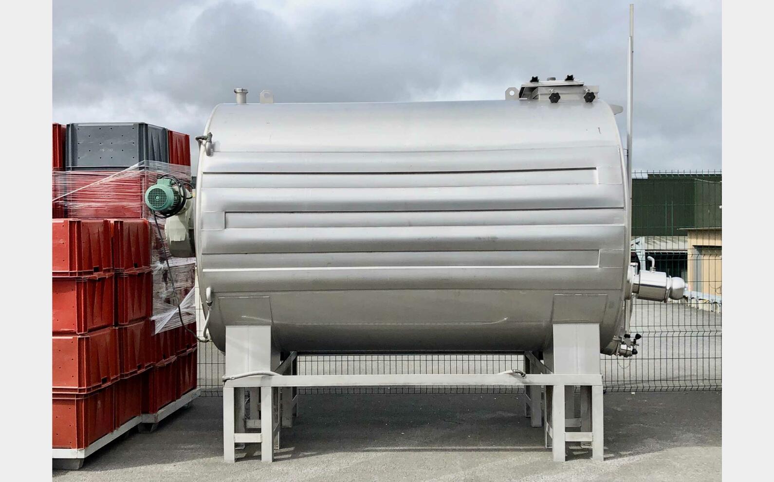 Cuve inox 304 thermor&eacute;gul&eacute;e 75 HL (7.500 litres) DEMOISY