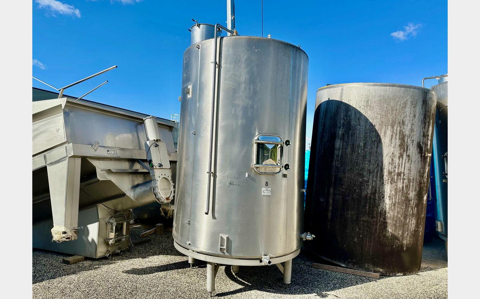 Ss tank - Inner flag 117 HL (11 700 litres) MIROIR BRAUTHITE
