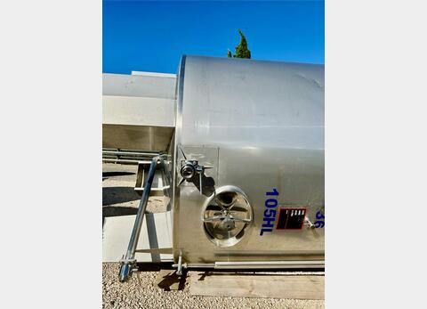 Stainless steel tank - Flat bottom 105 HL (10 500 litres)