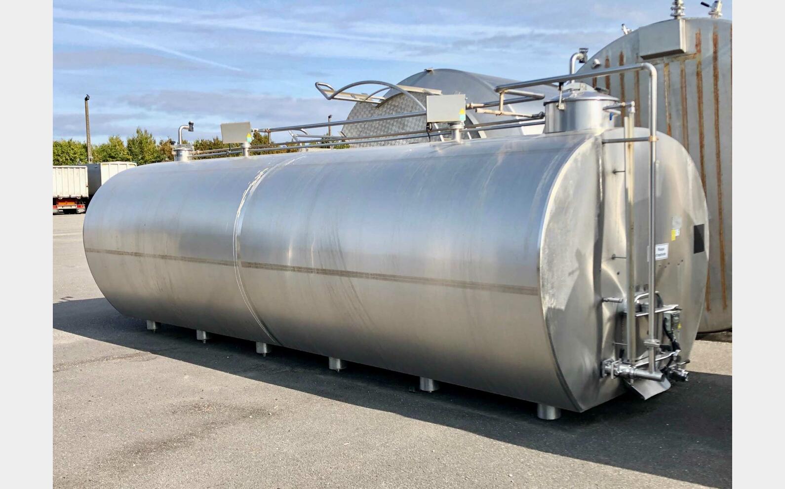 Cuve inox - Type tank &agrave;&nbsp; lait 150 HL (15 000 litres) ALFA LAVAL