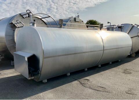 Stainless steel cylindrical tank - Milk tank type