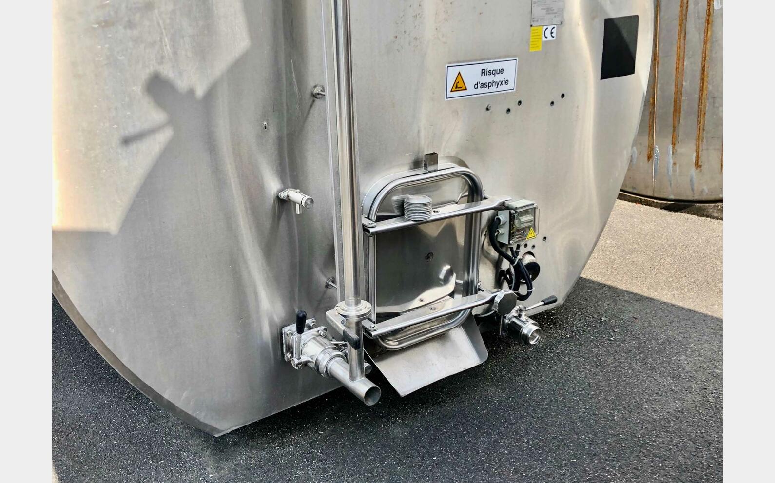 Cuve inox - Type tank &agrave;&nbsp; lait 150 HL (15 000 litres) ALFA LAVAL
