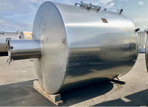 Cuve inox 304 fond plat avec boitard 120 HL (12 000 litres) DABRIGEON