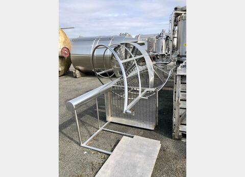 Stainless steel spiral stairs 4,4 M (4 400 millimeters)