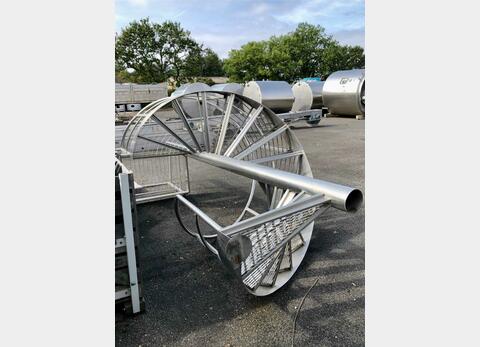 Stainless steel spiral stairs 4,4 M (4 400 millimeters)