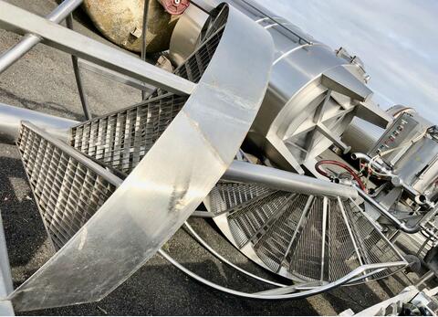 Stainless steel spiral stairs 4,4 M (4 400 millimeters)